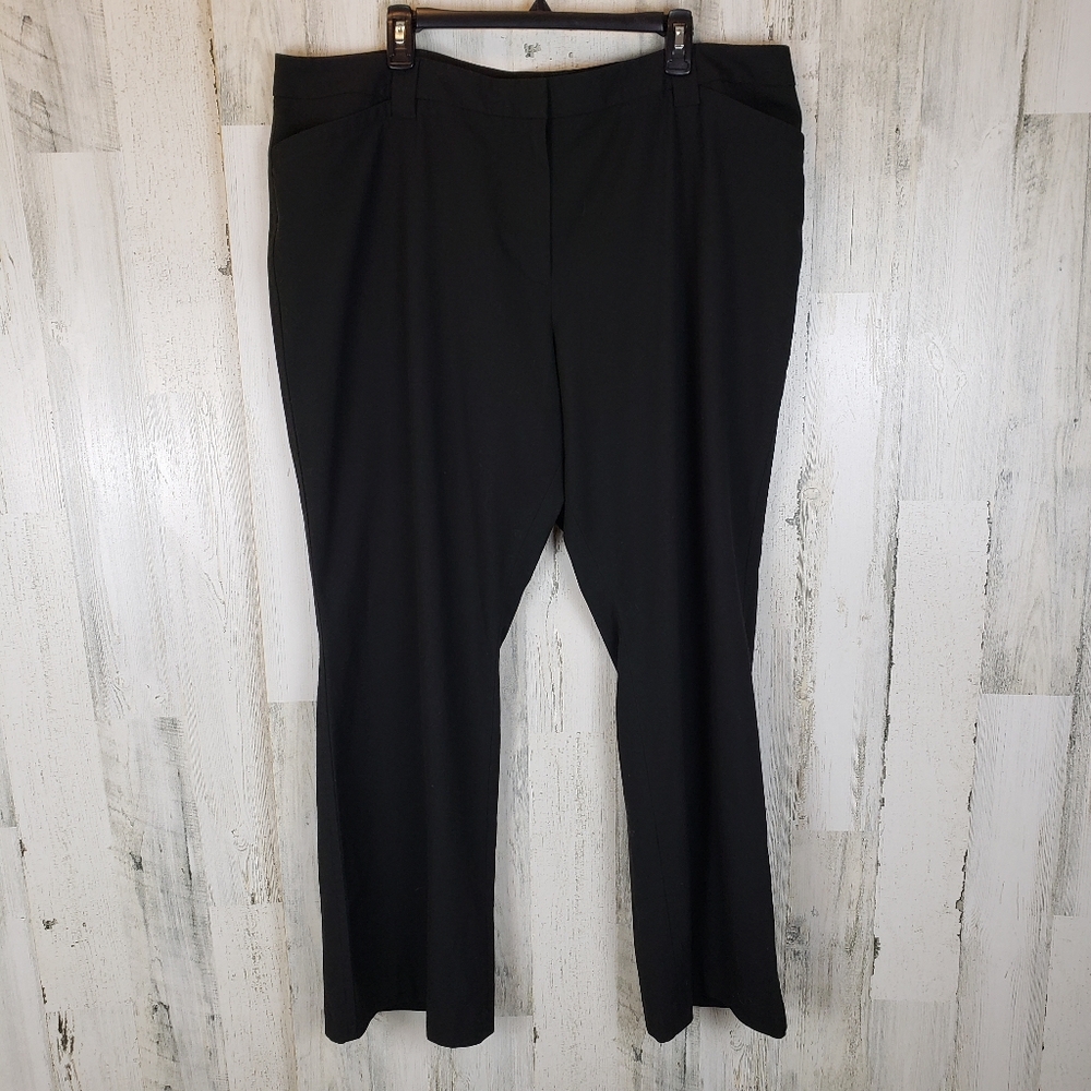 Talbots Black Dress Work Pants Size 20W